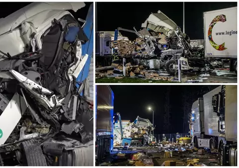 Șofer român de TIR, mort într-o parcare din Germania. A lovit violent un alt camion