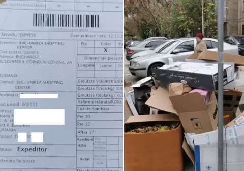 O bucureșteancă a primit acasă gunoiul pe care l-a aruncat în stradă, însoțit de o amendă