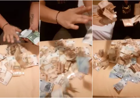 VIDEO / Româncă filmată cum numără mii de euro, arestată pentru o fraudă de 15 milioane de euro, în Italia