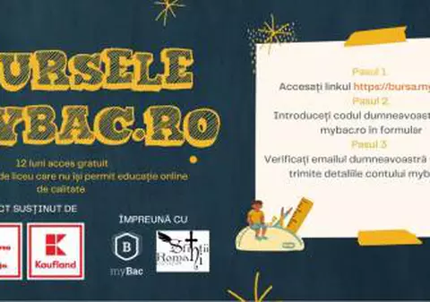 Elevii de liceu au acces la o noua platforma educationala prin bursele mybac.ro oferite de Kaufland Romania