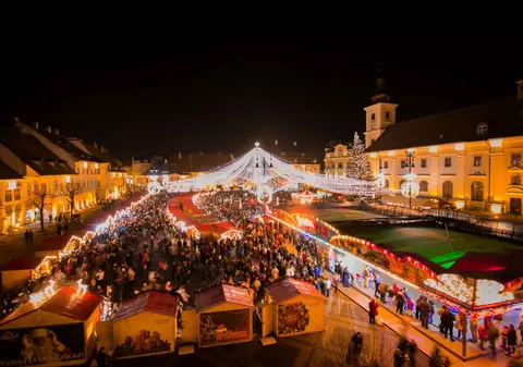 Acces doar cu certificat verde, la Târgul de Crăciun din Sibiu, care se deschide pe 26 noiembrie