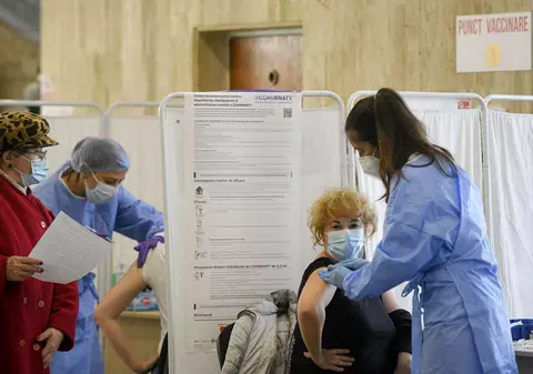 Numărul celor care au făcut boosterul, mai mare decât totalul vaccinărilor cu doza 1 sau 2, în ultimele 24 de ore