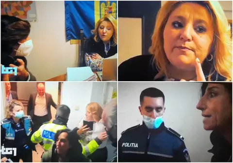 VIDEO. Incidentele dintre jurnalista italiană și Diana Șoșoacă, în principalul jurnal de pe Rai Uno. Lucia Gorraci: „Am fost sechestrată, soțul senatoarei m-a lovit”