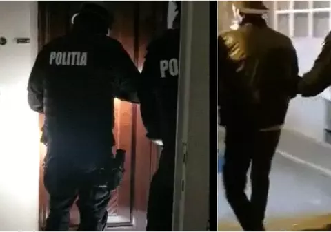 Patru persoane date în urmărire, prinse de polițiști în București. Unul dintre indivizi s-a ascuns în șifonier la vederea mascaților