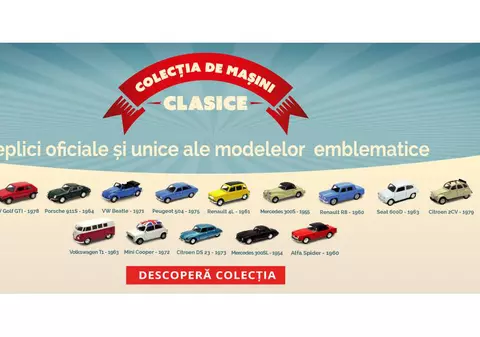 Pe locuri, fiți gata... Start la colecția de mașini clasice!