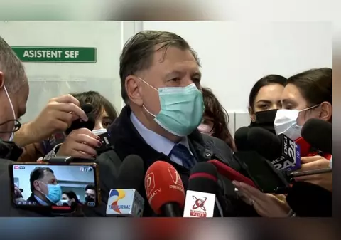 Distanţare socială cu ministrul sănătăţii. Imaginile de necomentat din spitalul de la Constanța