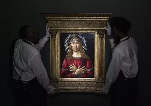 Un tablou de Botticelli, vândut cu 45 de milioane de dolari, la o licitație, în New York