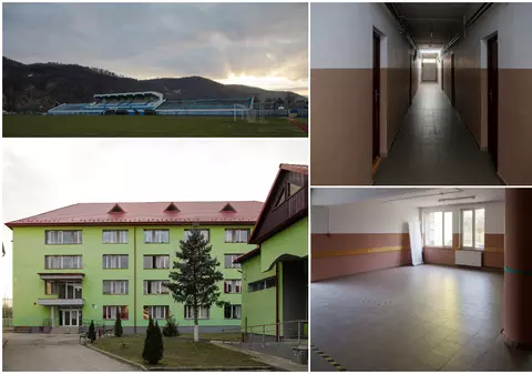 EXCLUSIV Primele imagini cu variantele de adăpost gândite de autoritățile de la Sighet pentru refugiații din Ucraina. Dar nu sunt gata