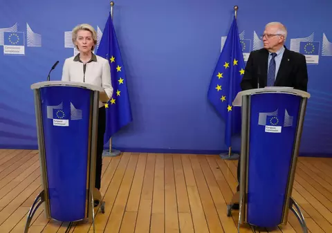 UE va finanța achiziția de arme pentru Ucraina și își închide spațiul aerian pentru avioanele civile din Rusia. Sputnik și Russia Today, apropiate Kremlinului, interzise