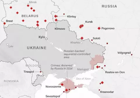 CNN: Ucraina, înconjurată de trupele ruse din trei părți. Harta punctelor strategice din care ar putea fi declanșată o invazie
