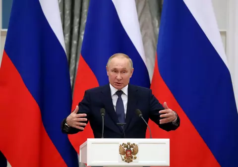 Vladimir Putin spune că Rusia nu vrea război, dar ce se întâmplă în Donbas „e un genocid"