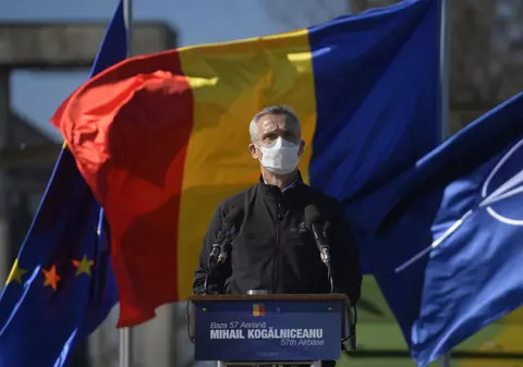 România ar putea găzdui grupuri de luptă NATO „pe termen lung”, anunță secretarul Alianței de la baza din Constanța