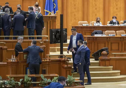 Ce sancțiune riscă George Simion după ce l-a bruscat pe ministrul Virgil Popescu în plenul Parlamentului