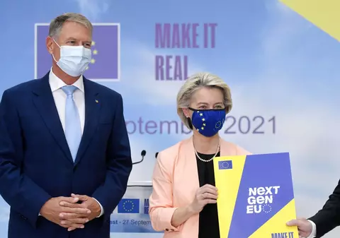 Klaus Iohannis a discutat cu Ursula von der Leyen despre sancţiunile pentru Rusia