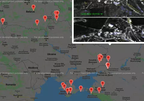 Harta interactivă cu toate mutările armatei ruse, realizată de un grup de IT-iști cu rude rămase în miezul conflictului din Donbas