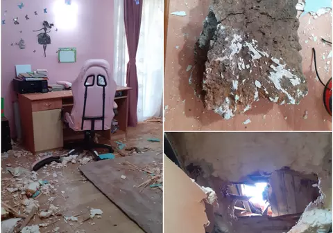 Incidentul bizar din Hunedoara, elucidat. Cum a ajuns un bolovan de 50 de kilograme peste casa unei familii