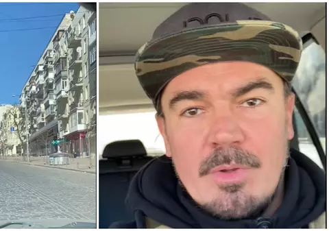 Imagini din Kievul pustiu, postate de un rapper devenit soldat. „Nu am crezut niciodată că o să-mi doresc să văd orașul plin de oameni și ambuteiaje”