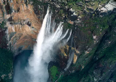 Cascada Angel - cea mai înaltă cascadă din lume