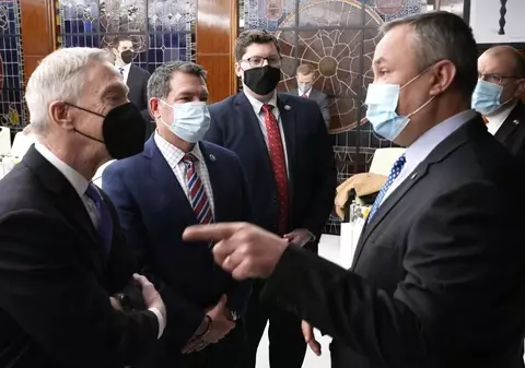Invazia Rusiei în Ucraina și valurile de refugiați, discutate de Nicolae Ciucă și o delegație a Congresului SUA venită la București