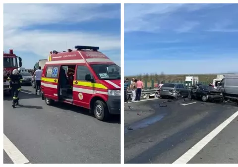 Trei persoane, între care și un copil, au murit într-un accident în lanț pe autostrada A1