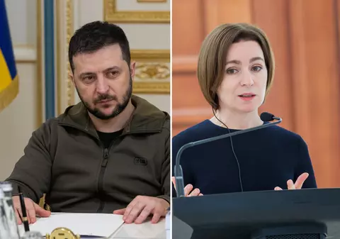 Maia Sandu și Zelenski, primele reacții după ce Moldova și Ucraina au primit statutul de candidate la aderarea în UE
