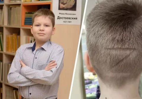 O mamă din Rusia i-a făcut băiatului ei o tunsoare în forma literei Z, simbolul ofensivei lui Putin în Ucraina
