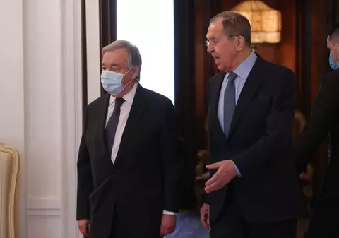 Șeful ONU, către Serghei Lavrov: Trebuie să punem capăt războiului