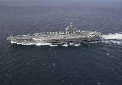 SUA trimit un portavion în apropiere de peninsula coreeană, în contextul tensiunilor dintre Nord și Sud