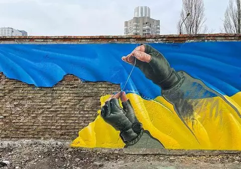 Cunoscut artist ucrainean, a cărui pictură pe un perete din Kiev face înconjurul lumii, pentru Libertatea: „M-am gândit la prietenii mei din Irpin și Bucha”