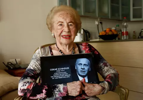 A murit Mimi Reinhardt, secretara lui Oskar Schindler. Ea a scris lista celor 1.000 de evrei salvați de camerele de gazare