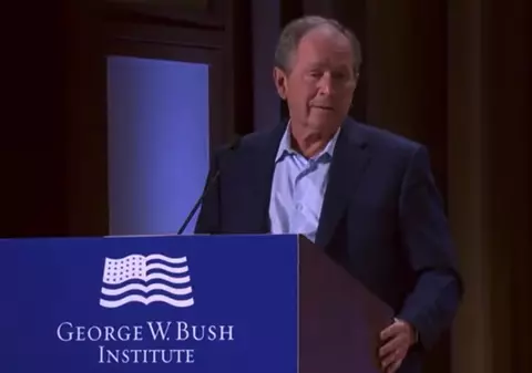 VIDEO | Gafa fostului președinte George W. Bush: „O invazie total nejustificată a Irakului... Vreau să spun a Ucrainei”