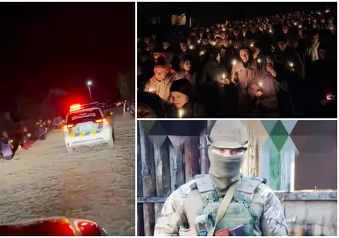 VIDEO| Imagini cutremurătoare din satul unde un parașutist ucrainean căzut în luptă a fost adus în casa părintească noaptea