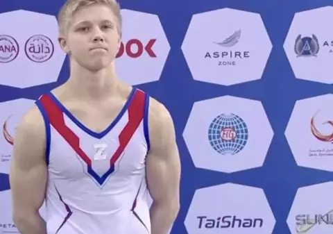 Gimnastul rus care a purtat la Cupa Mondială litera „Z”, simbolul invaziei ruse din Ucraina, a fost suspendat pentru un an