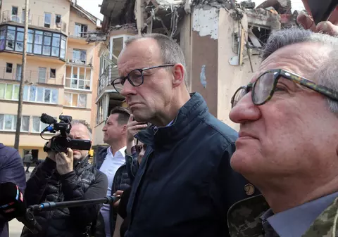 Liderul opoziției germane a mers la Kiev după ce cancelarul Olaf Scholz a refuzat deplasarea