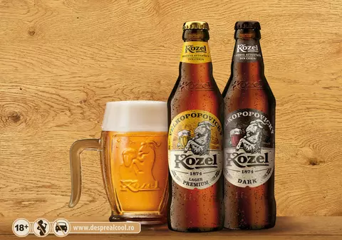 Ursus Breweries a lansat în România berea Kozel, o bere țapănă din Cehia