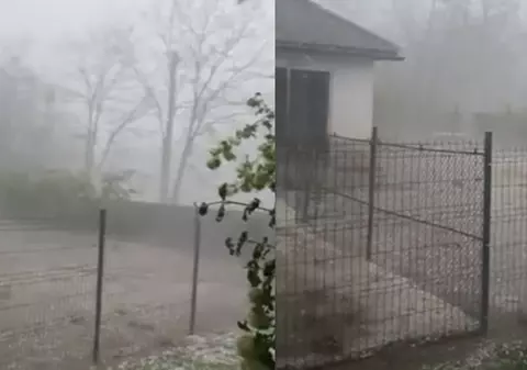 O comună din Iași, afectată de grindină după ce localnicii s-au împotrivit lansării rachetelor antigrindină