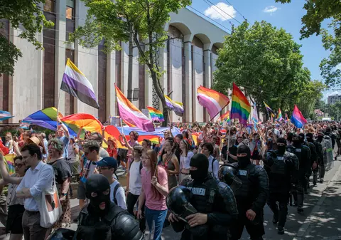 CORESPONDENȚĂ DIN MOLDOVA. Cum a arătat cel mai mare marș Pride din istoria Chișinăului