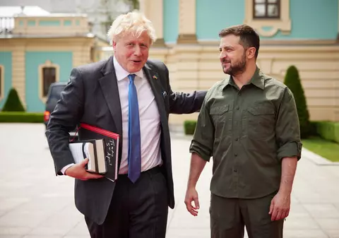 Boris Johnson, vizită-surpriză la Kiev, pentru a doua oară de la începutul războiului
