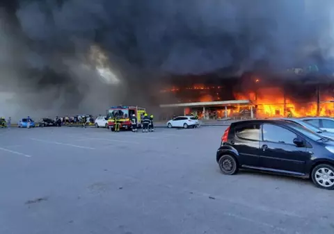 Varianta Rusiei despre atacul de la mall-ul din Kremenciuk: era un centru nefuncțional, lângă un depozit de arme