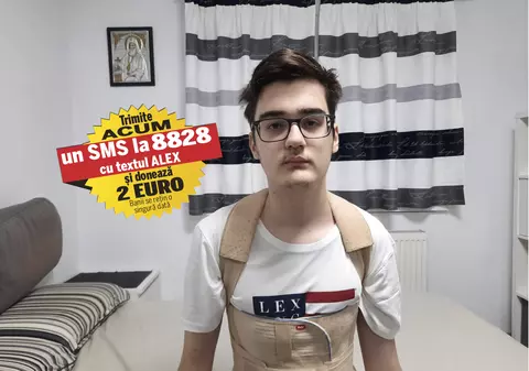 Alex are nevoie de 8.000 de euro lunar pentru a se trata în Turcia. Băiatul, învingător de trei ori în fața cancerului, urmează un program medical după curele de imunoterapie