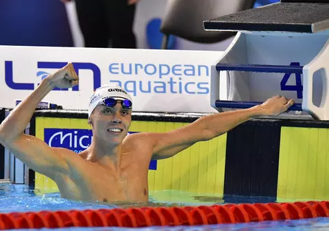 David Popovici, campion european la juniori la 100 de metri liber. Încheie competiția cu 4 medalii de aur și una de argint