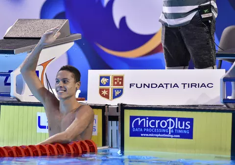 David Popovici a câștigat medalia de aur la 50 m liber, la Campionatul European de înot pentru juniori