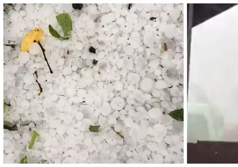 Grindina a făcut prăpăd în Gorj și Mehedinți, aflate sub cod roșu marți seară