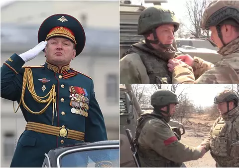 Generalul rus care și-a decorat fiul acum trei luni, pentru „curaj și vitejie”, a fost și el decorat de Vladimir Putin