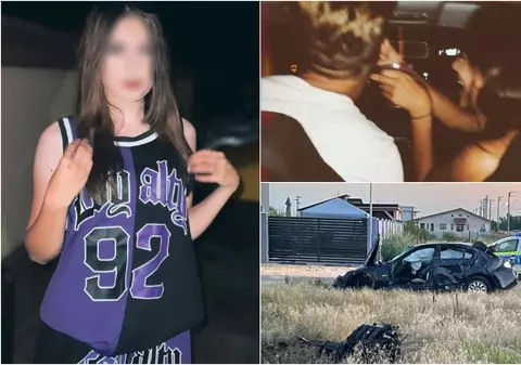 Trupul Mariei, tânăra aruncată dintr-un BMW răsturnat în Dolj și ucisă pe loc, găsit de polițiști după câteva ore de la accident