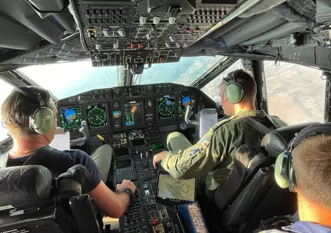 MApN, imagini din misiunea Forţele Aeriene Române în Slovenia, în sprijinul forţelor de intervenţie la dezastre