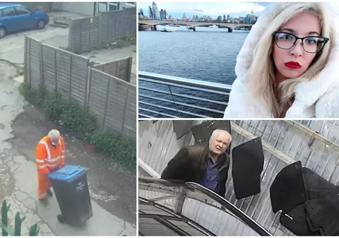 Român filmat când căra în tomberon cadavrul fetei de 20 de ani pe care tocmai o ucisese, la Londra