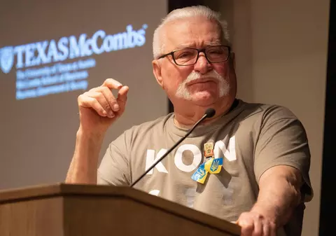 Lech Walesa îndeamnă la o „revoltă a popoarelor anexate” de Moscova și la schimbarea sistemului politic din Rusia