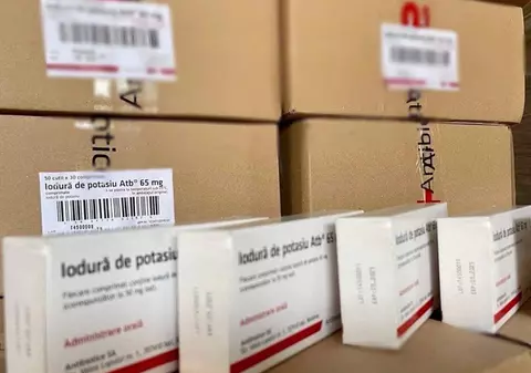 România a donat Republicii Moldova peste un milion de pastile de iodură de potasiu