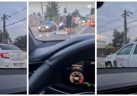 Un bărbat a fost accidentat mortal pe o trecere de pietoni de o mașină a pompierilor de la ISU Vrancea
